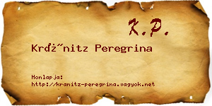Kránitz Peregrina névjegykártya